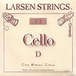 Larsen 1/2 Cello D String - alloy/steel: Medium