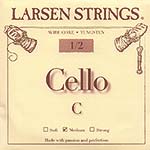 Larsen 1/2 Cello C String - tungsten/steel: Medium