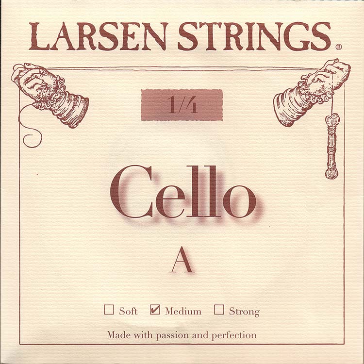 Larsen 1/4 Cello A String - alloy/steel: Medium