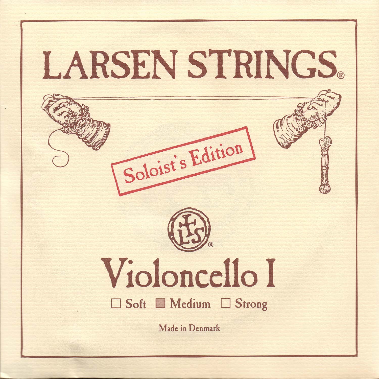 Larsen Soloist Cello A - alloy/steel: Medium