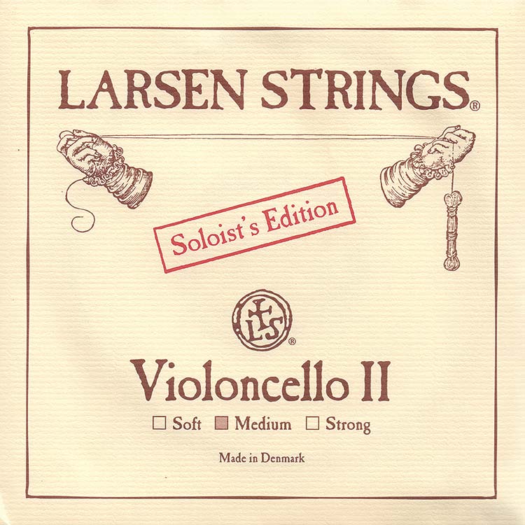 Larsen Soloist Cello D String - alloy/steel: Medium