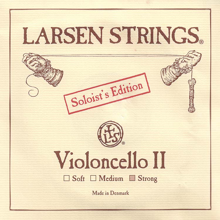 Larsen Soloist Cello D String - alloy/steel: Strong