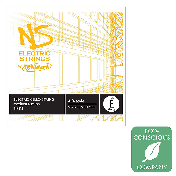 NS Electric Cello High E String - stranded steel core: Medium