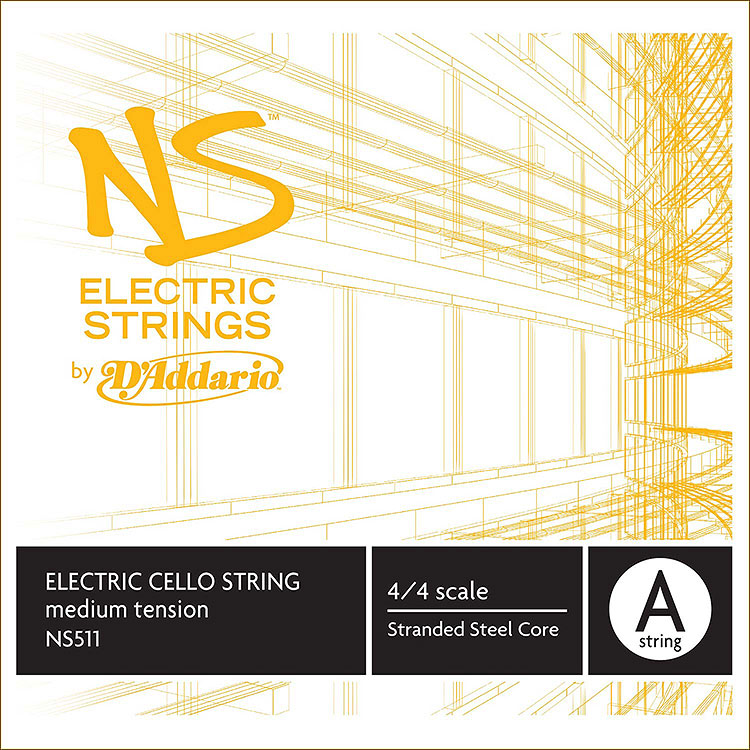 NS Electric Cello A String - stranded steel core: Medium