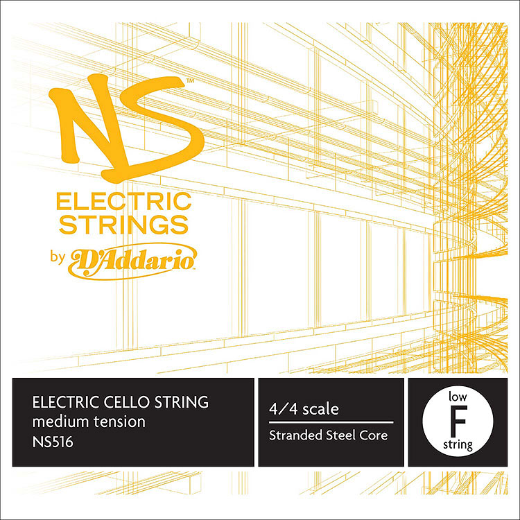 NS Electric Cello Low F String - stranded steel core: Medium