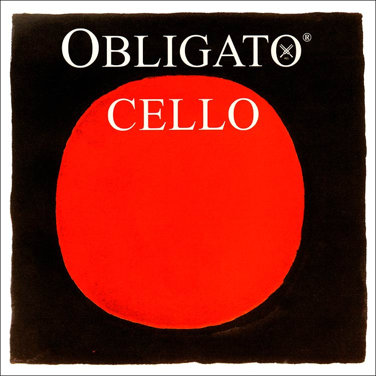 Obligato Cello A String - steel/chr: Medium