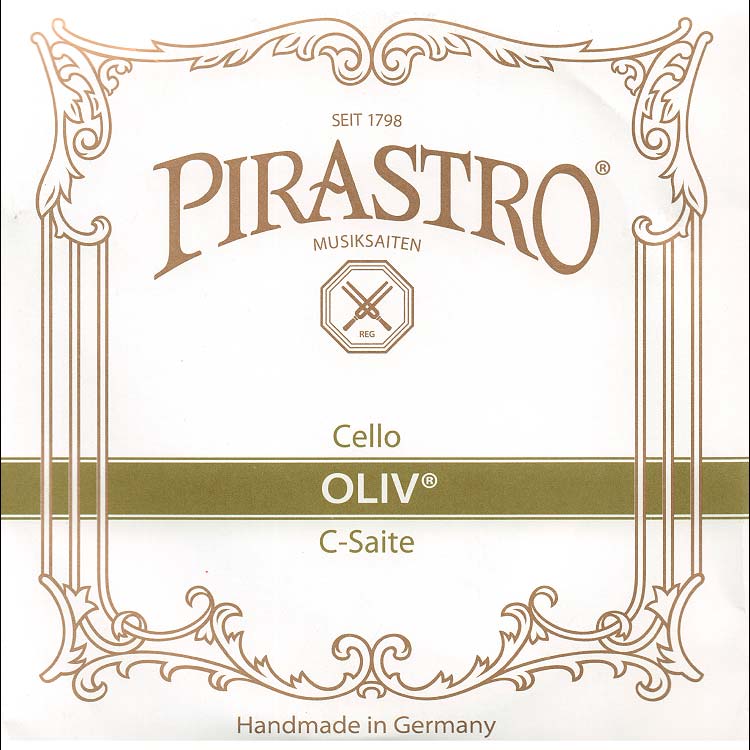 Oliv Cello C String - silver/gut (37 gauge): gut knot