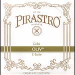 Oliv Cello C String - silver/gut (37 gauge): gut knot