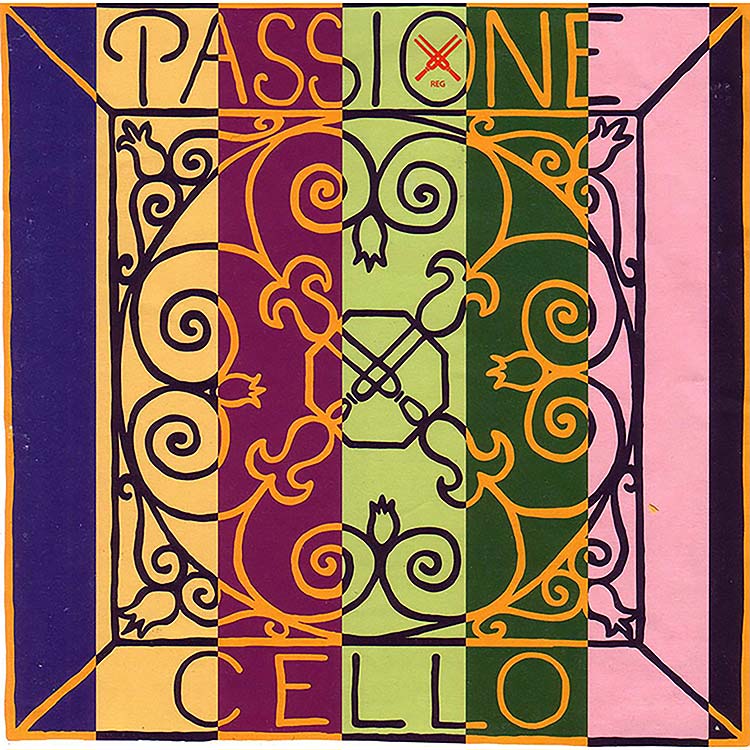 Passione Cello D String - chromesteel/steel: soft/weich