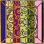 Passione Cello D String - chromesteel/steel: soft/weich