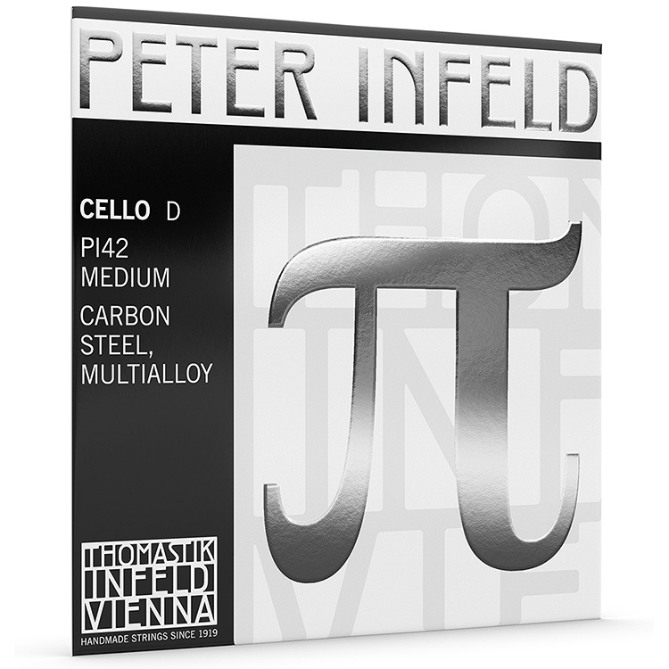 Peter Infeld Cello D String - multialloy/carbon steel, Medium