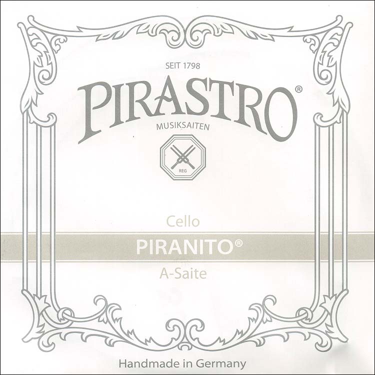 Piranito Cello A String - chromesteel/steel: Medium