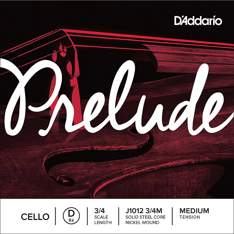 Prelude 3/4 Cello D String - nickel wound