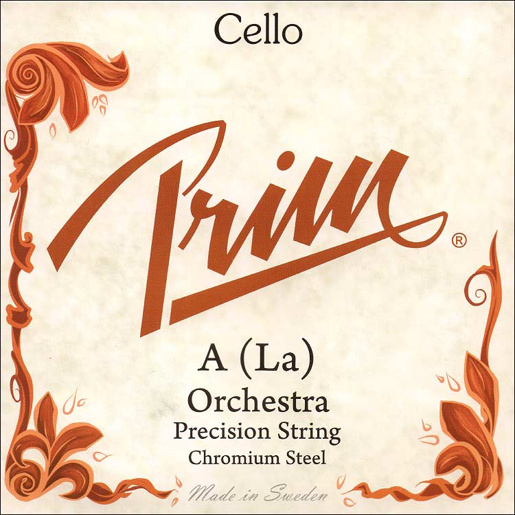 Prim Cello A String - chr/steel: Thick/orchestra