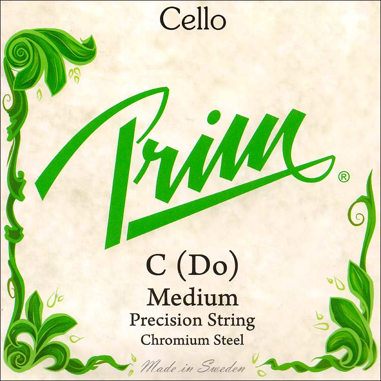 Prim Cello C String - chr/steel: Medium