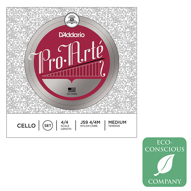 Pro-Arte 4/4 Cello String Set: Medium