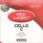 Red Label Cello C String - nickel/steel: Medium