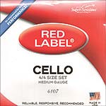 Red Label Cello String Set - Medium