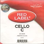 Red Label 3/4 Cello C String - nickel/steel