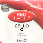 Red Label 1/2 Cello C String - nickel/steel