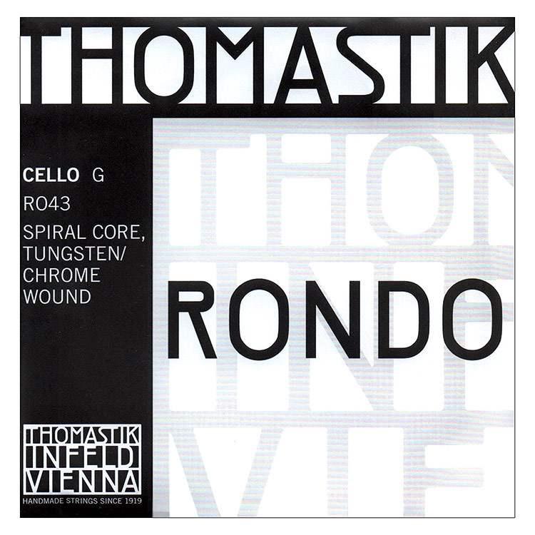 Rondo Cello G String - tungsten-chrome/spiral core: Medium