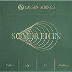 Sovereign Cello D String - Stainless steel/steel, medium