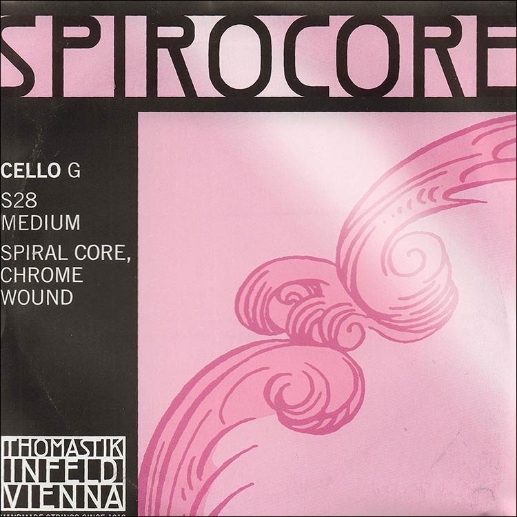 Spirocore Cello G String - chr/steel: Medium