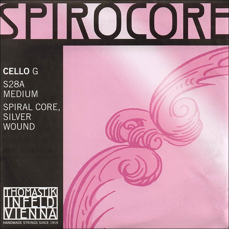 Spirocore Cello G String - silver/steel: Medium
