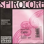Spirocore Cello G String - silver/steel: Thin/weich