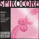 Spirocore Cello G String - tungsten/steel: Thick/stark