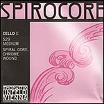 Spirocore Cello C String - chr/steel: Medium