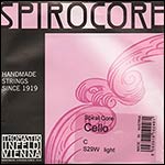 Spirocore Cello C String - chr/steel: thin/weich
