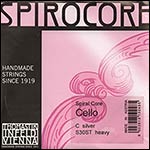Spirocore Cello C String - silver/steel: Thick/Stark