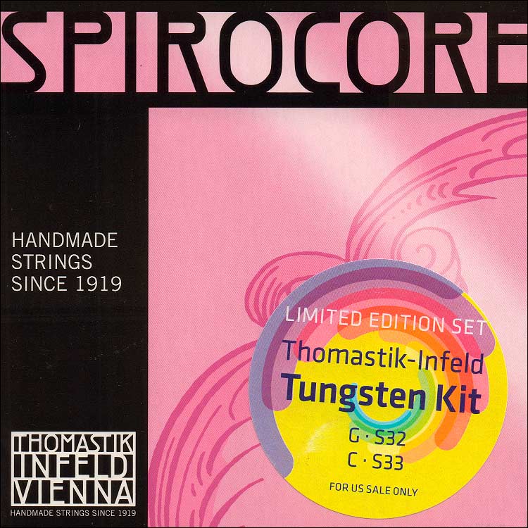 Spirocore S3233 Cello Tungsten G & C String Set