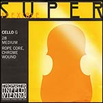 Superflexible Cello G String - chromesteel/steel: Medium