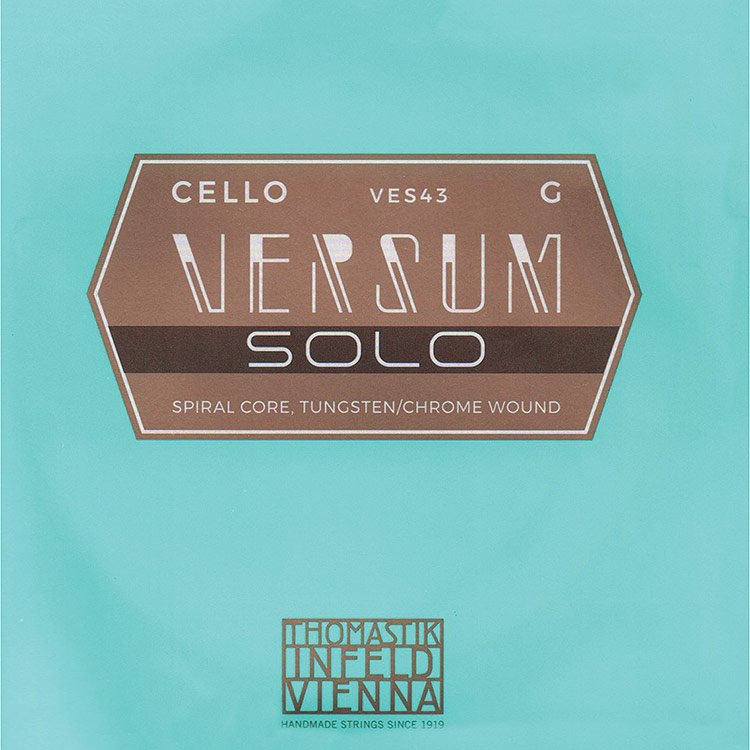 Versum Solo Cello G String - tungsten-chrome/spiral core: Medium