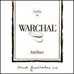 Warchal Amber Cello A String - Hydronalium-steel/synthetic: Medium