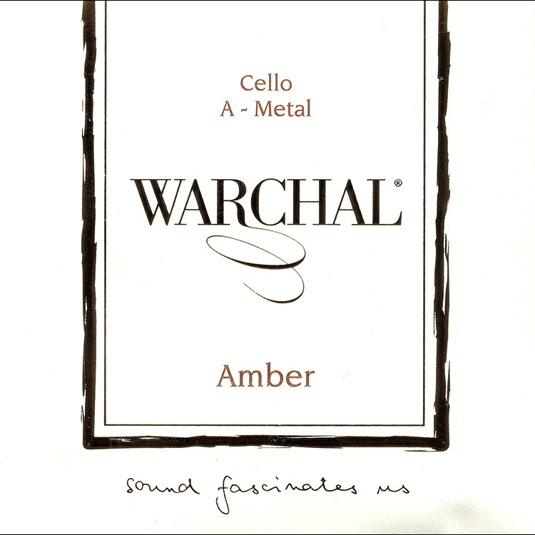 Warchal Amber Cello A String - Stainless steel/steel: Medium