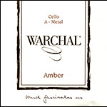 Warchal Amber Cello A String - Stainless steel/steel: Medium