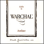 Warchal Amber Cello G String - Tungsten-silver/synthetic: Medium