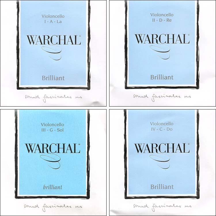 Warchal Brilliant Cello String Set