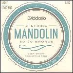 D'Addario EJ62 Mandolin 80/20 Bronze Light Set (.0100, .0140, .0240, .0340)