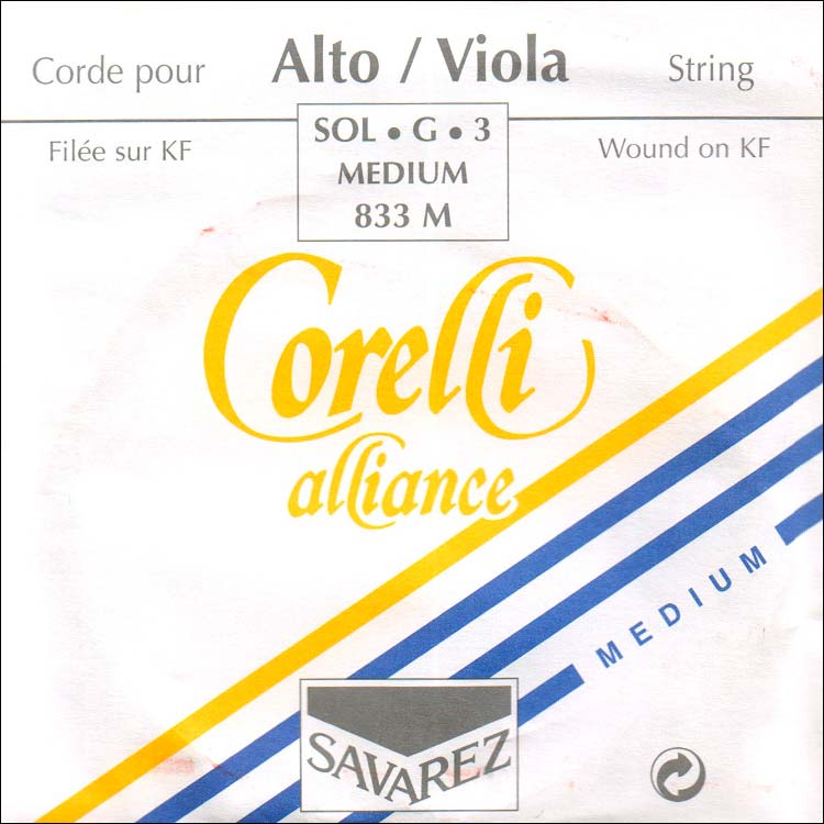 Alliance Viola G String - silver/synthetic: Medium