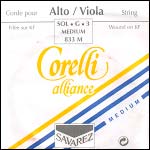 Alliance Viola G String - silver/synthetic: Medium