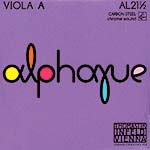 Alphayue 14" Viola A - Chrome/Carbon steel, removable ball end: Medium