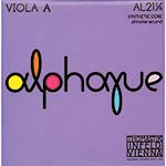 Alphayue 13" Viola A - Chrome/synthetic, ball end: Medium