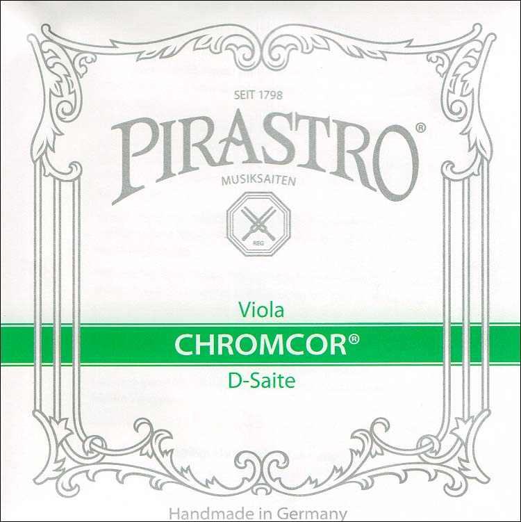 Chromcor Viola D String - chr/steel: Medium