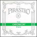Chromcor Viola D String - chr/steel: Medium