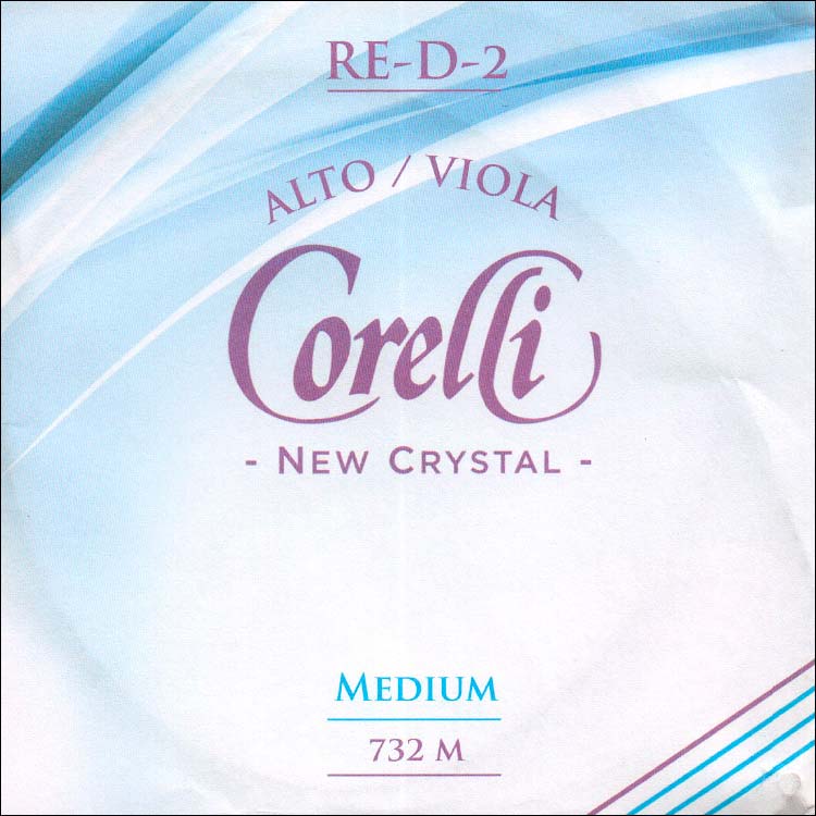 Corelli Crystal Viola D String - alum/stabilon: Medium