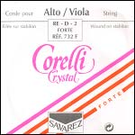 Corelli Crystal Viola D String - alum/stabilon: Fort-high